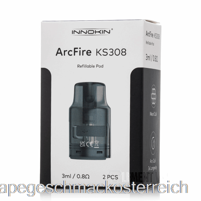 Innokin Arcfire Ersatz-Pods 0,8 Ohm Pods Mit Vape-Geschmack